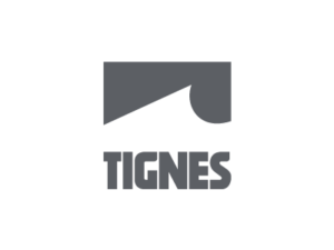 Logo monochrome de Tignes